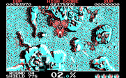 Volfied for IBM PC/Compatibles - Each enemy has a different attack pattern.