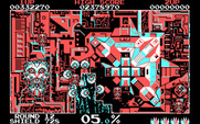 Volfied for IBM PC/Compatibles - Those eyeballs tend to swarm around the player.