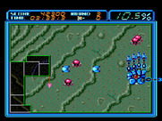 Volfied for Sega Genesis / Mega Drive - Drawing a line...