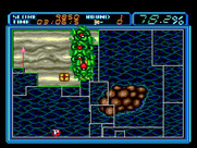 Volfied for Sega Genesis / Mega Drive - This level is almost completed.