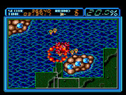 Volfied for Sega Genesis / Mega Drive - Start of the second level, and I was hit!