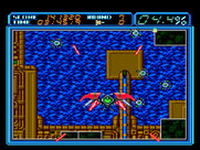 Volfied for Sega Genesis / Mega Drive - Avoid the lasers being shot at you...