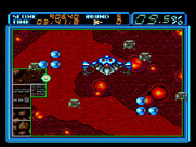 Volfied for Sega Genesis / Mega Drive - The Qix takes on multiple forms in the game.