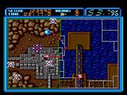 Volfied for Sega Genesis / Mega Drive - Drawing a line, but I think I'm caught...not quick enough!