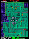 Volfied for Arcade - If you can enclose those grey blocks a bonus is awarded.