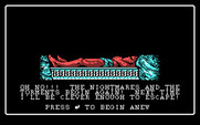 Wizardry: The Return of Werdna - The Fourth Scenario for IBM PC/Compatibles - Game over.