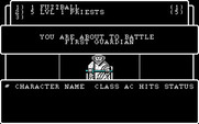 Wizardry: The Return of Werdna - The Fourth Scenario for IBM PC/Compatibles - You are about to battle the first guardian...