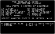 Wizardry: The Return of Werdna - The Fourth Scenario for IBM PC/Compatibles - Step on the pentagram to summon some monsters!