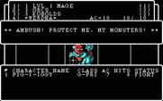 Wizardry: The Return of Werdna - The Fourth Scenario for IBM PC/Compatibles - It's an ambush!