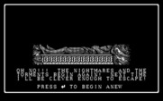 Wizardry: The Return of Werdna - The Fourth Scenario for IBM PC/Compatibles - Game over.