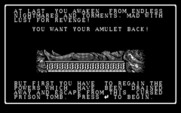 Wizardry: The Return of Werdna - The Fourth Scenario for IBM PC/Compatibles - Game start.