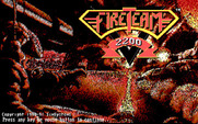 FireTeam 2200 for Amiga - Title screen.