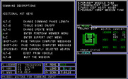 FireTeam 2200 for Amiga - Summary of commands.