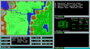 FireTeam 2200 for IBM PC/Compatibles - Map view.