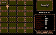 Obitus for Amiga - Inventory; so far, all I have is a key.