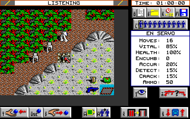 Breach 2 Amiga Screenshot: Each scenario has different scenery...