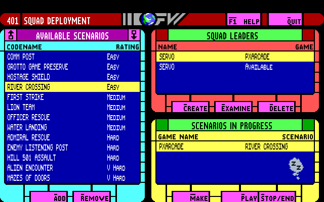 Breach 2 Amiga Screenshot: Time to begin...loading!