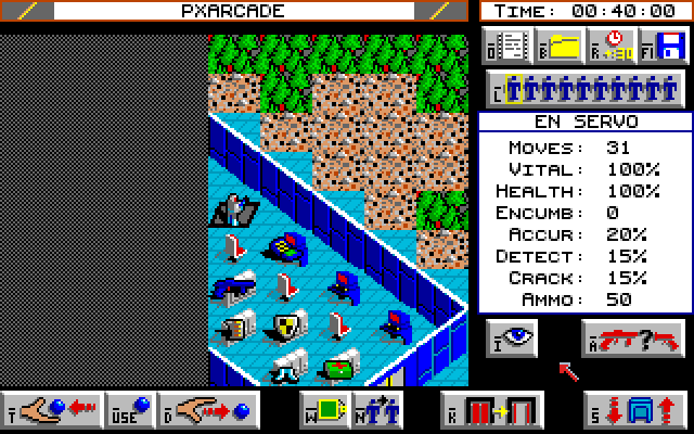 Breach 2 Amiga Screenshot: Game start.