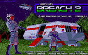 Breach 2 for Amiga - Title screen.