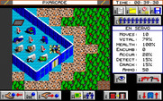 Breach 2 for Amiga - Moving around the playfield...