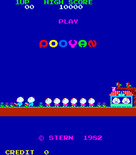 Pooyan for Arcade - Title screen (U.S. version).