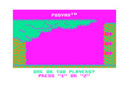 Pooyan for TRS-80 Color Computer - Start a 1 or 2 player game?
