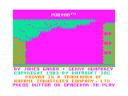 Pooyan for TRS-80 Color Computer - Title screen.