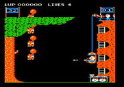 Pooyan for Apple II - Game start; here come the wolves!