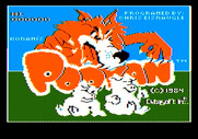 Pooyan for Apple II - Title screen.