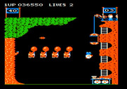 Pooyan for Apple II - I'm hit! My pig falls to the ground...