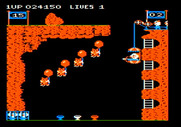 Pooyan for Apple II - Bonus round in progress...