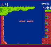 Pooyan for NES / Famicom - Game over.