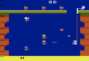 Pooyan for Atari 2600 - Shoot the balloons so the wolves can't float down!