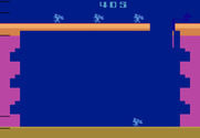 Pooyan for Atari 2600 - Game over; the screen flashes different colors...