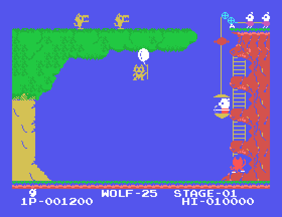 Pooyan Sord M5 Screenshot: Watch out when wolves start to climb the ladder...