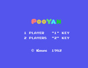 Pooyan for Sord M5 - Title screen.