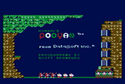 Pooyan for Atari 8-bit - Title screen.