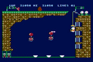 Pooyan for Atari 8-bit - The bonus round.