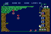Pooyan for Atari 8-bit - I've been hit!