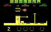 Wizball for IBM PC/Compatibles - This narrow space can be tough to navigate through...