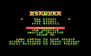 Wizball for IBM PC/Compatibles - The main menu.