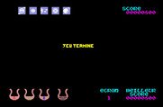 Wizball for Thomson TO - Game over.