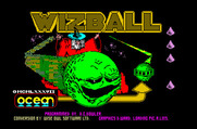 Wizball for Thomson TO - Title screen.