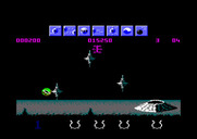Wizball for Amstrad CPC - Oof, I hit an obstacle...