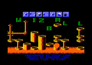 Wizball for Amstrad CPC - Title screen.