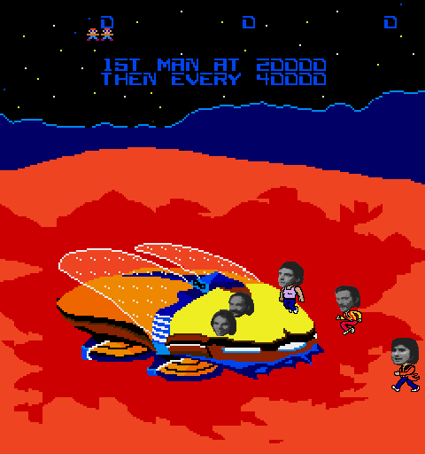 Journey Arcade Screenshot: Game start.