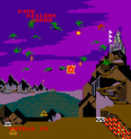 Satan's Hollow for Arcade - Shooting opponents...