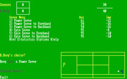Break Point Pro Tennis for IBM PC/Compatibles - Let's try a power serve...
