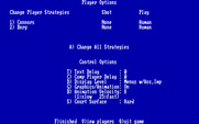 Break Point Pro Tennis for IBM PC/Compatibles - Player options.