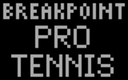 Break Point Pro Tennis for IBM PC/Compatibles - Title screen.